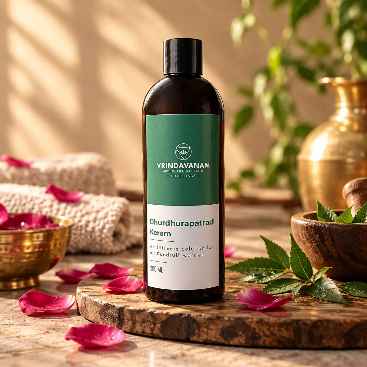 Dhurdhurapatradi Keram (Anti-Dandruff oil)| Ayurvedic Remedy for Dandruff and Itching
