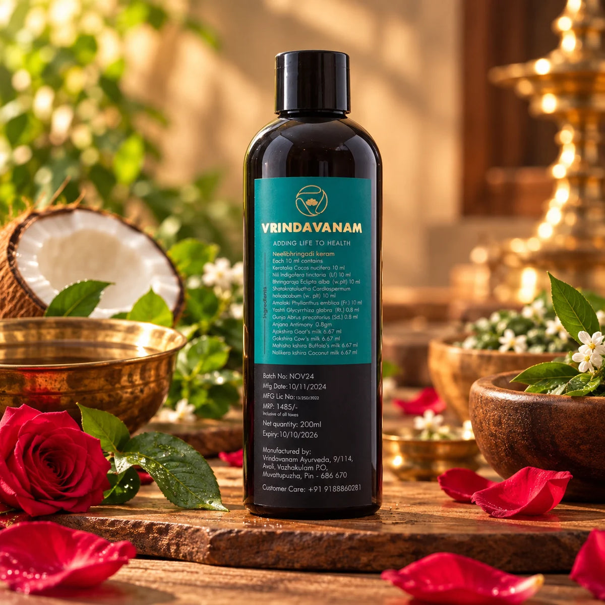 Neelibhringadi Hair Oil| Ayurvedic oil for Hair Growth and Thickness